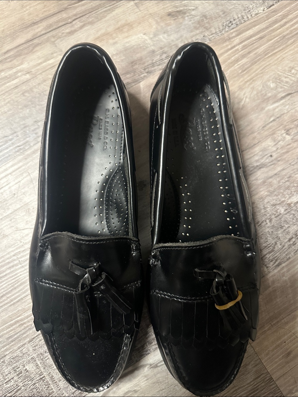 Black Tassel Loafers - men  heartland